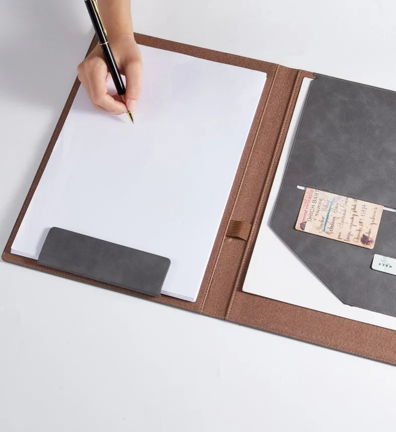 Leather Business Folder