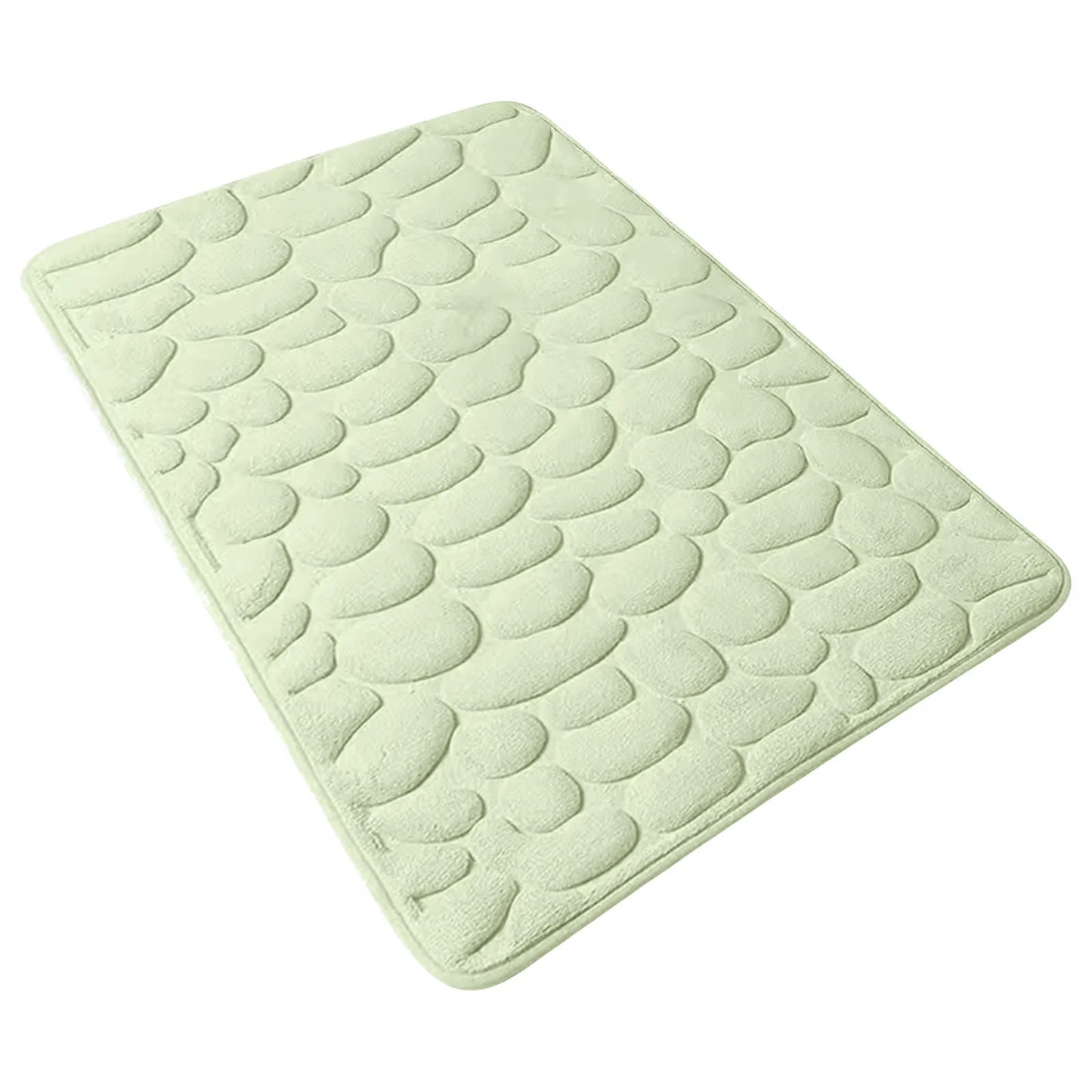 Cobblestone Embossed Bathroom Mat