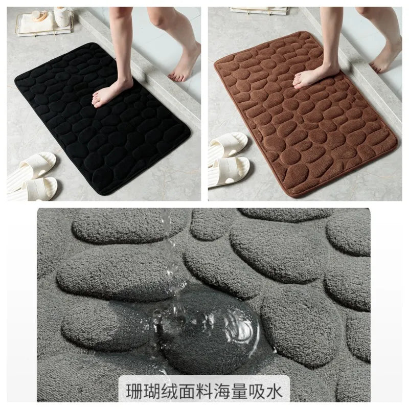Memory Foam Absorbent Bathroom Mat