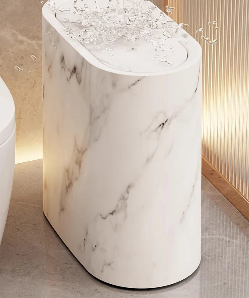 Modern Multi-Purpose Trash Can with Lid