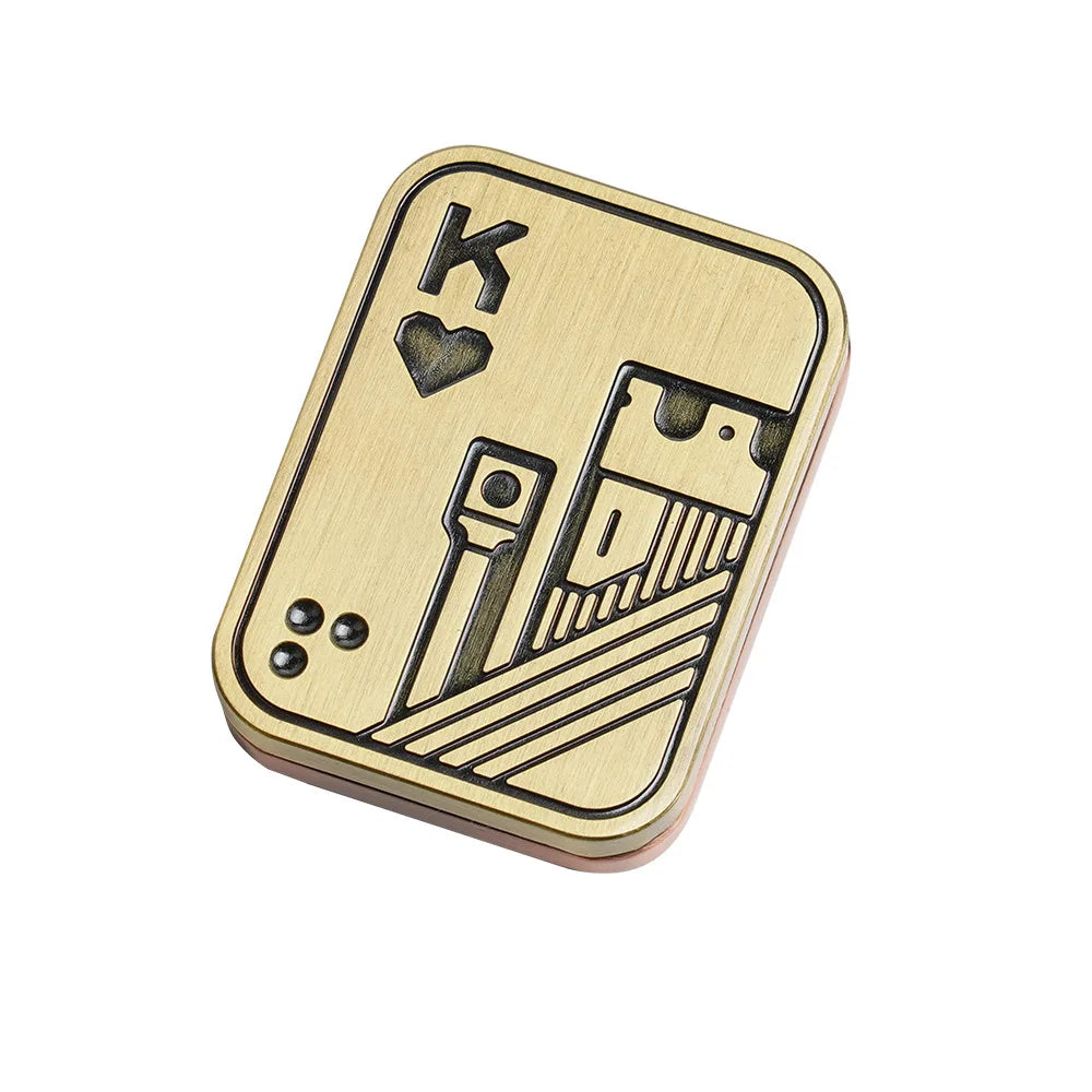 Double Sided King & Ace Metal Slider Stress Relief Toy