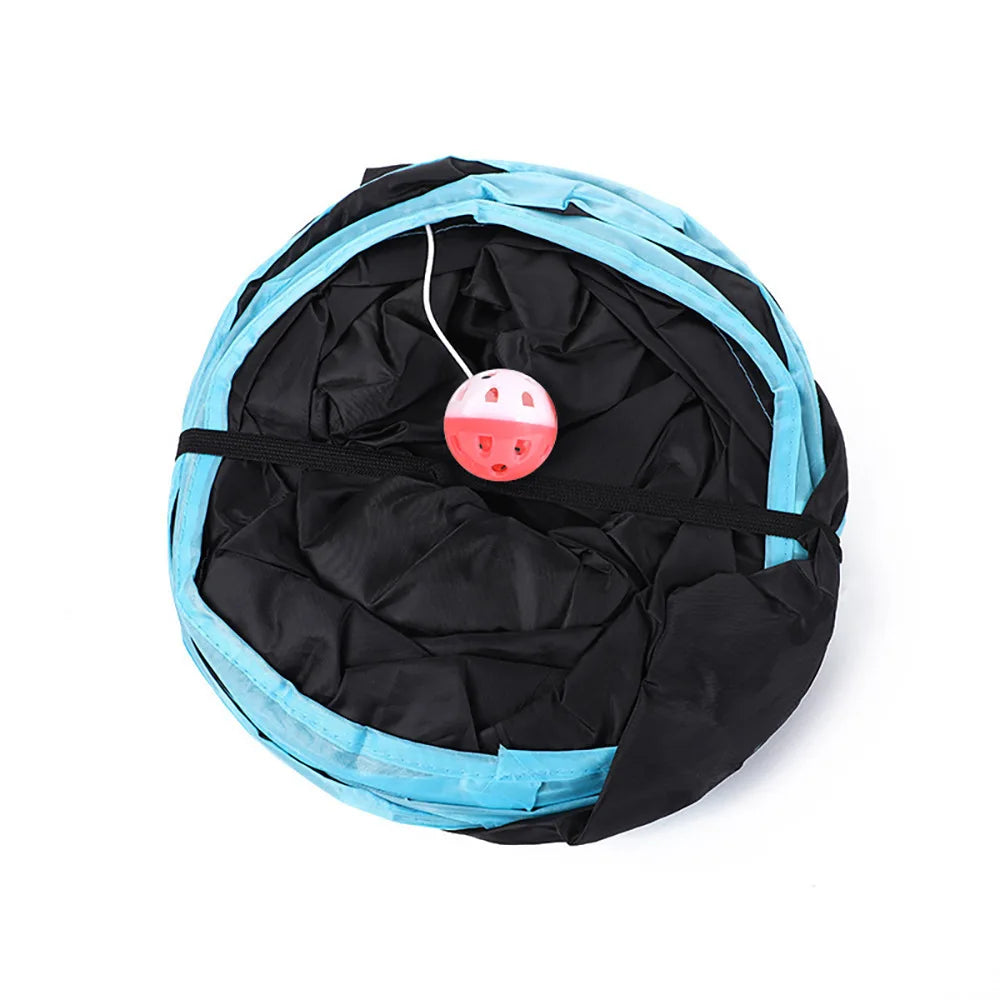 Foldable Cat Tunnel Play Toy