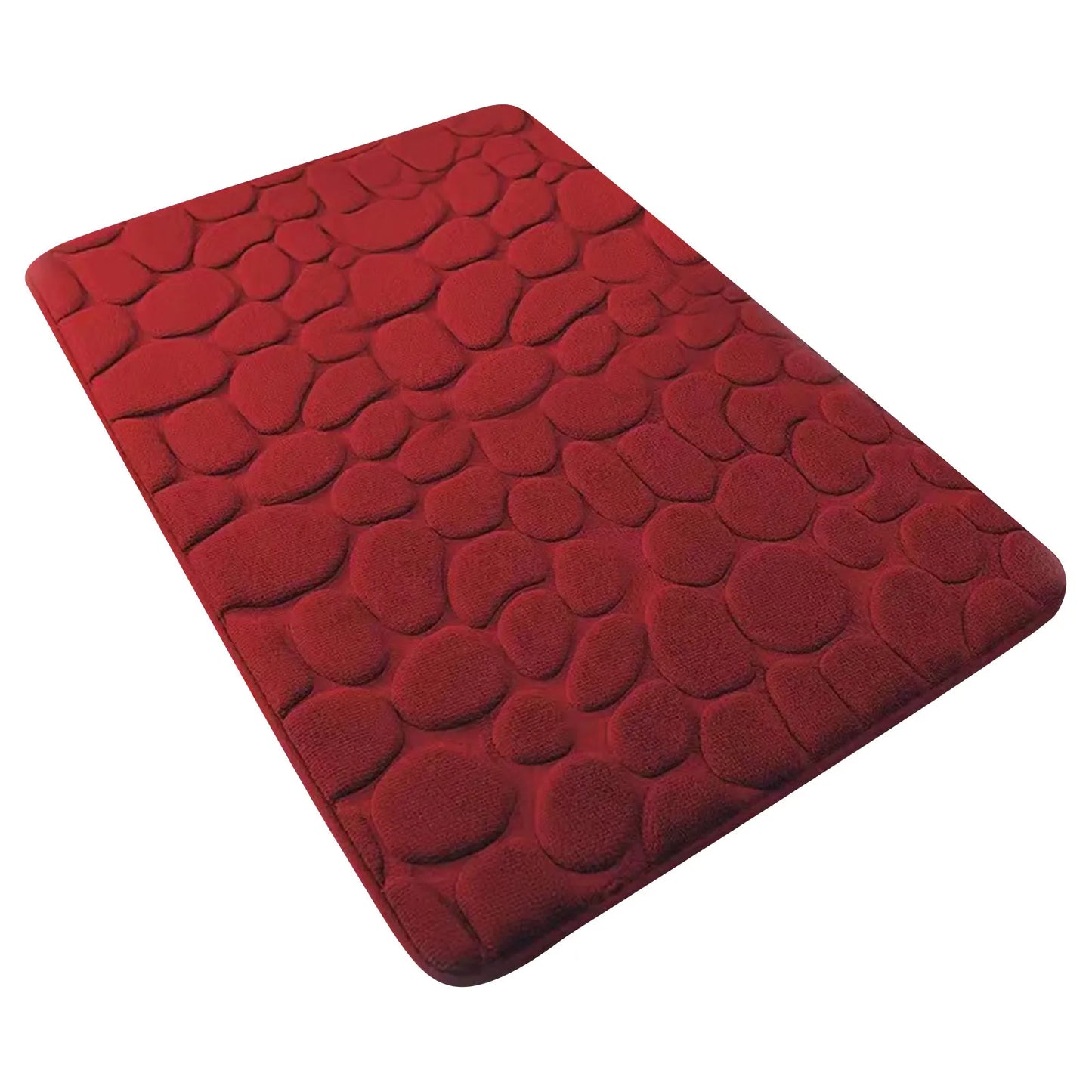 Cobblestone Embossed Bathroom Mat