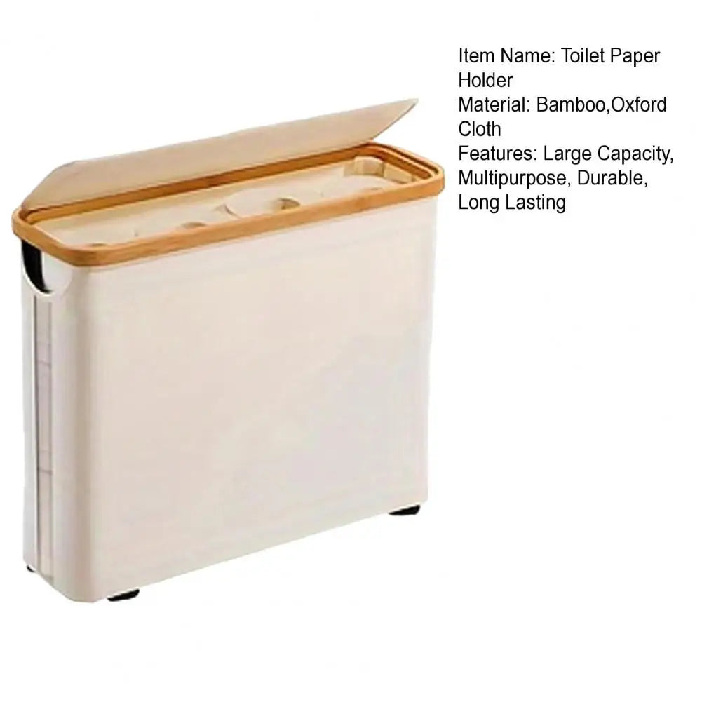 Toilet Paper Storage Basket with Lid