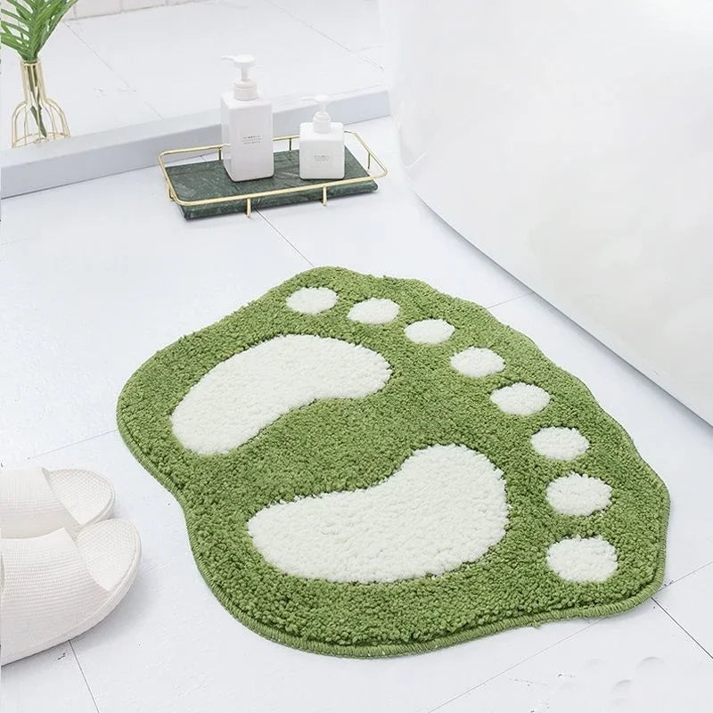 Paw Shaped Bathroom Rug