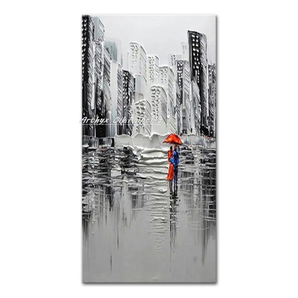 Hand-Made Thick textured Wall art