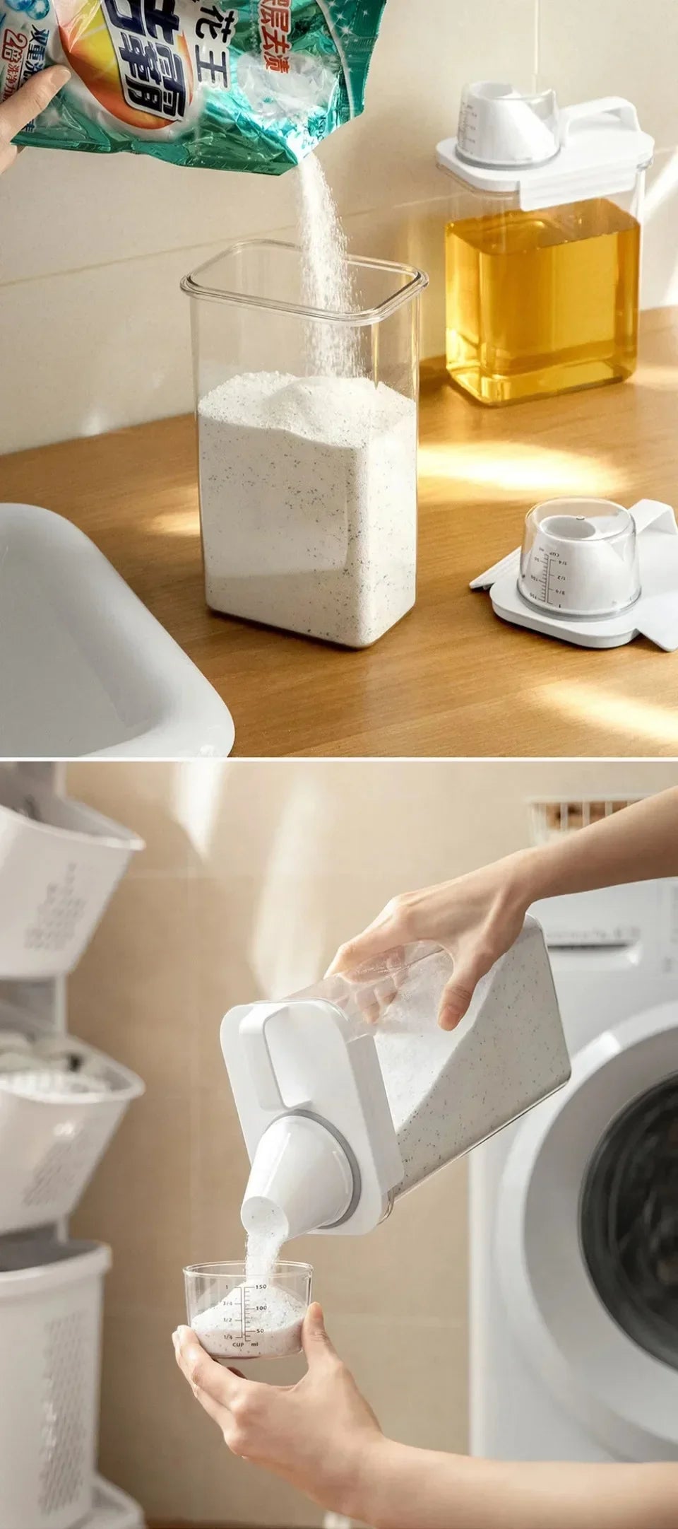Airtight Laundry Powder Storage Box