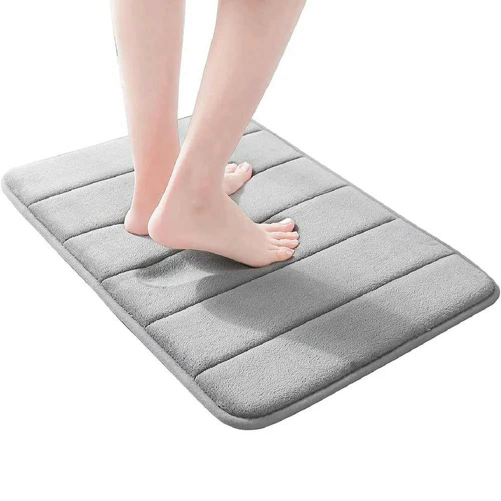Memory Foam Absorbent Bathroom Mat