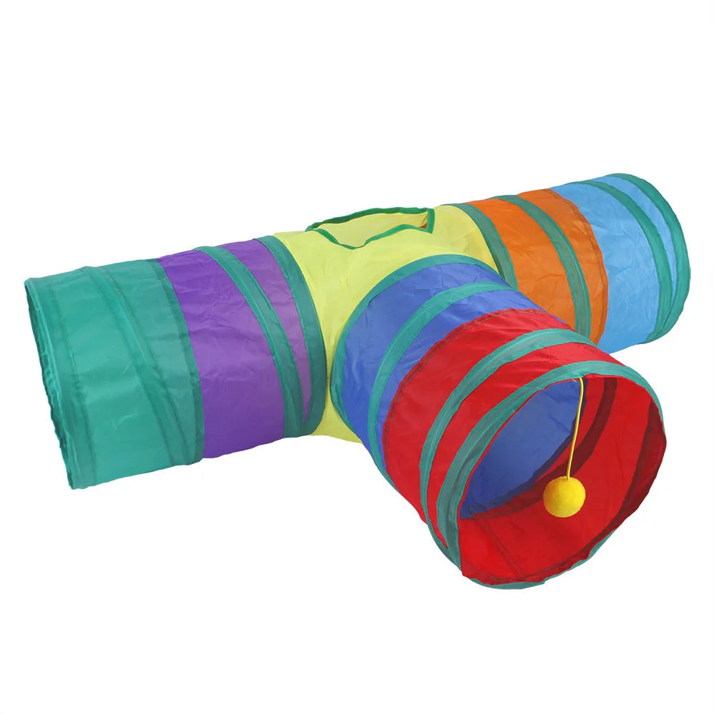 Foldable Cat Tunnel Play Toy