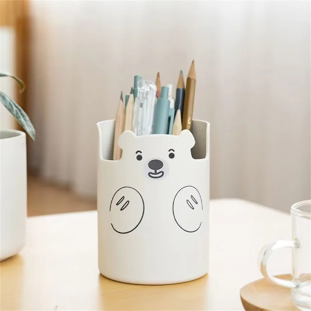 Cute Bear Pencil Holder