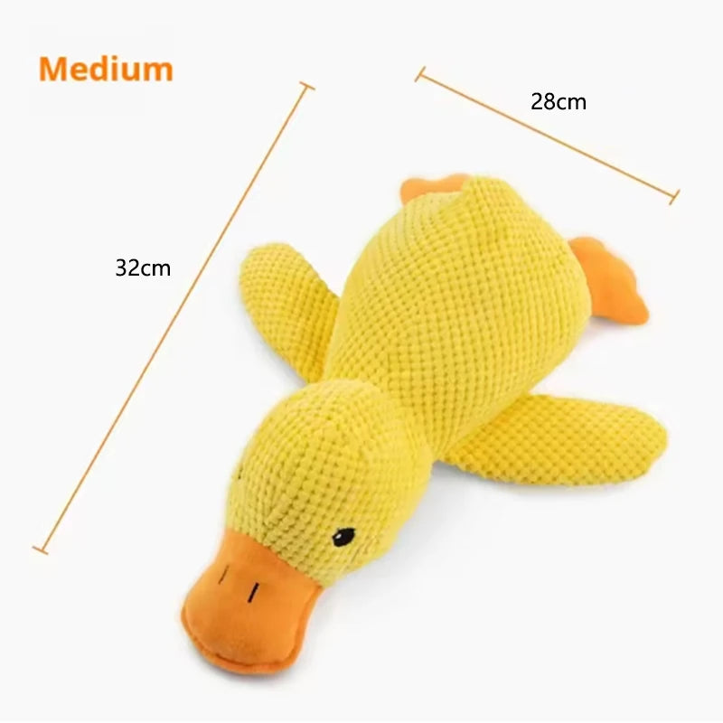 Plush Duck Squeak Toy for Dogs