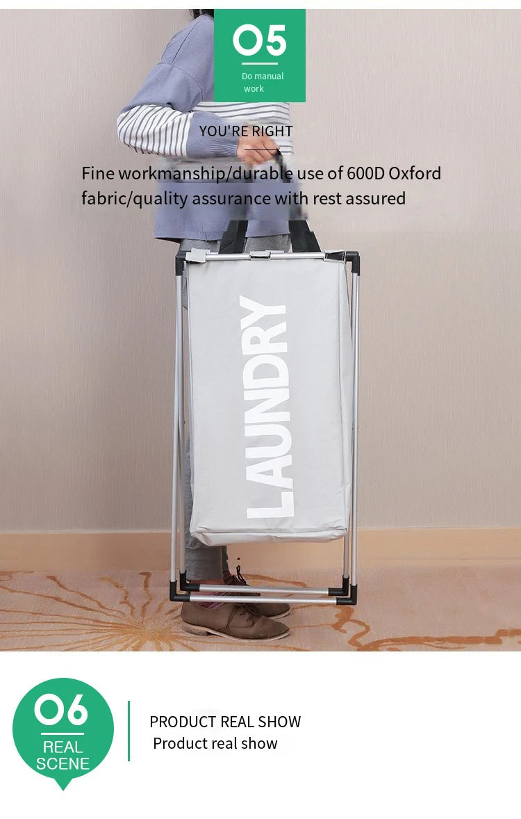 Large Waterproof Foldable Laundry Basket