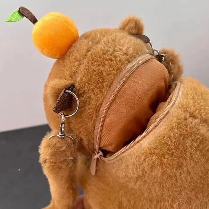 Capybara Plush Mini Backpack