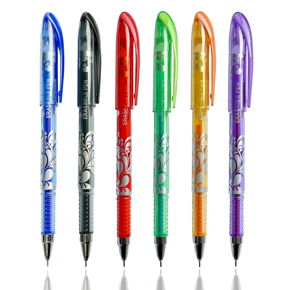 MagicWrite™ Erasable Gel Pen Set – 16-Piece Multicolor Creativity Collection (0.5mm)