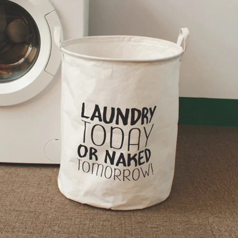 Eco-Friendly Large Foldable Laundry Basket with Handles