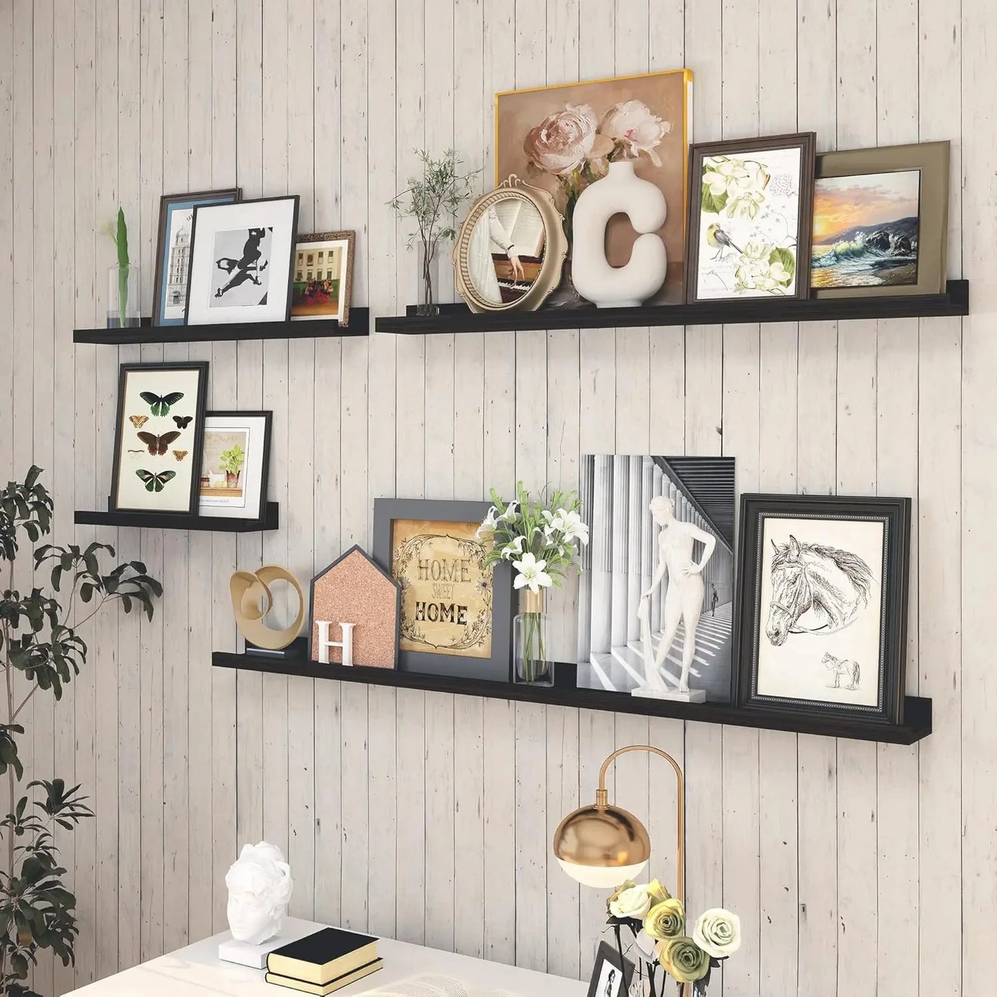 Aluminum Alloy Floating Wall Shelves
