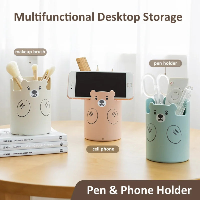 Cute Bear Pencil Holder