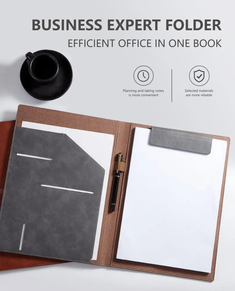 Leather Business Folder