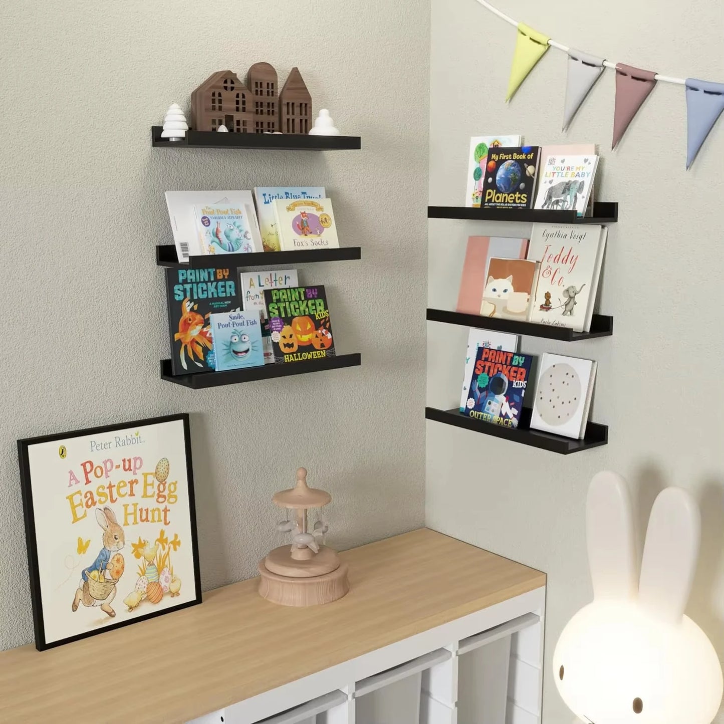 Aluminum Alloy Floating Wall Shelves