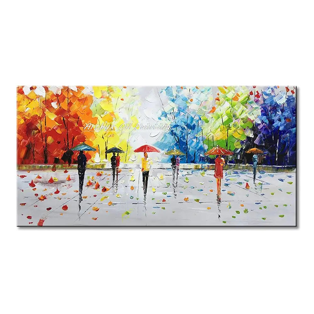 Hand-Made Thick textured Wall art