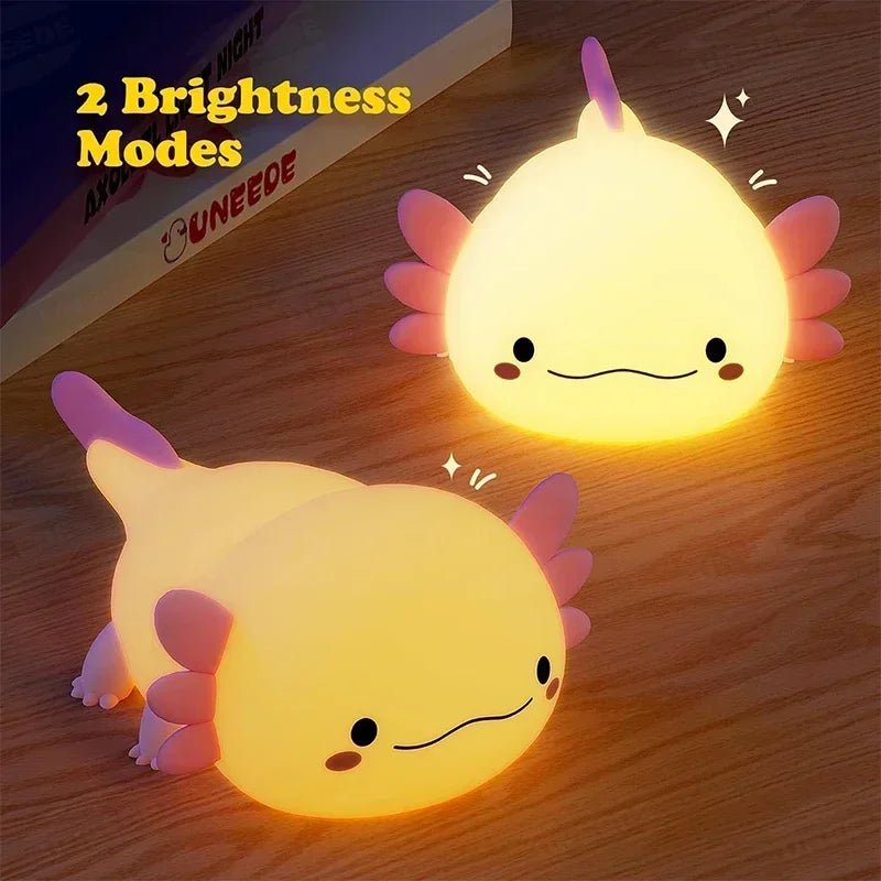 Cute LED Axolotl & Friends Night Light