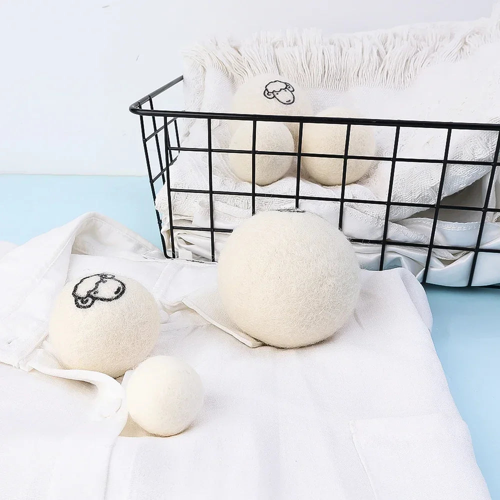 6Pcs Reusable Wool Dryer Balls