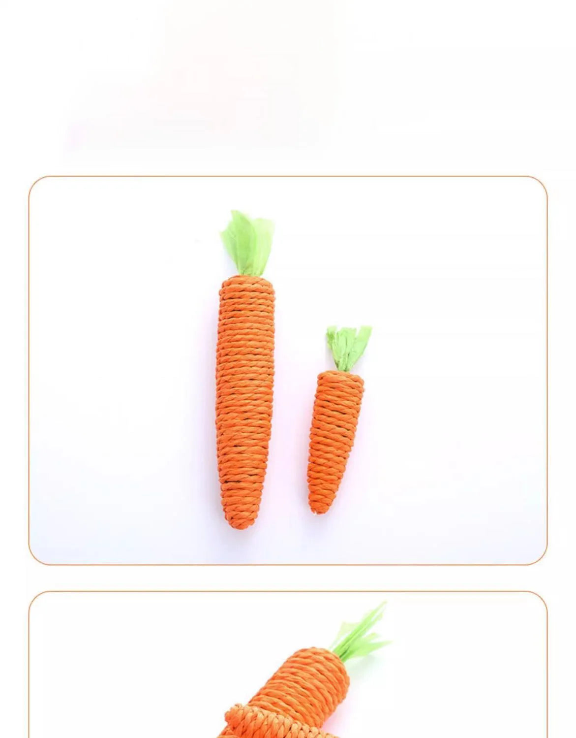 Cat Sound Carrot Cuddle Toy