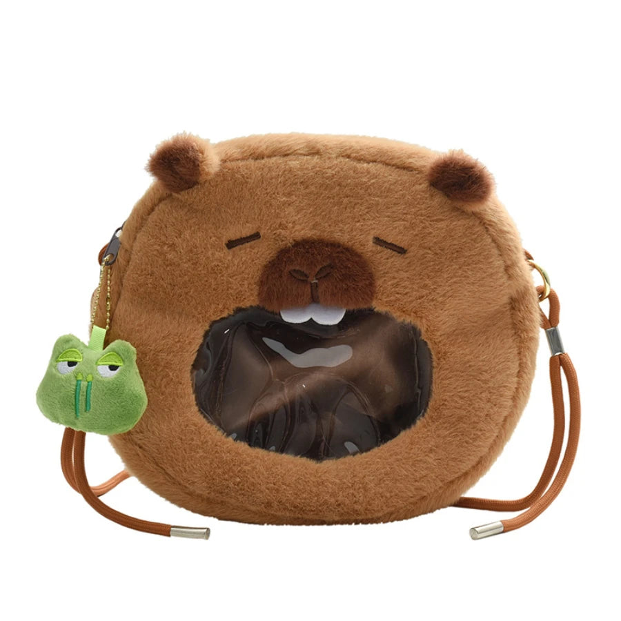 Capybara Plush Mini Backpack