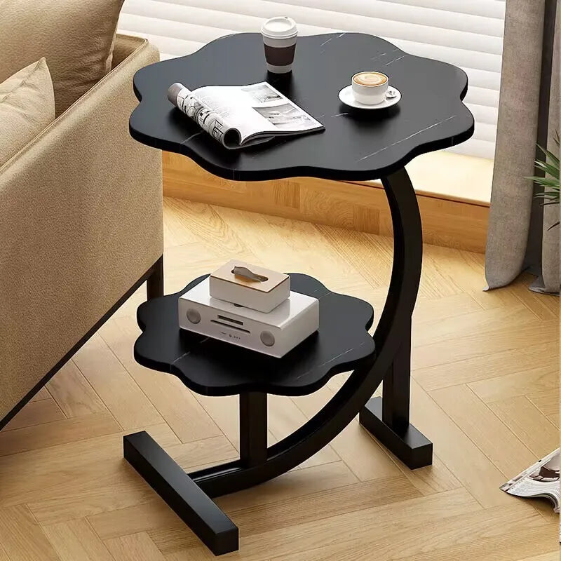 Mini Coffee Table – 2-Layer Side & Bedside Storage Table