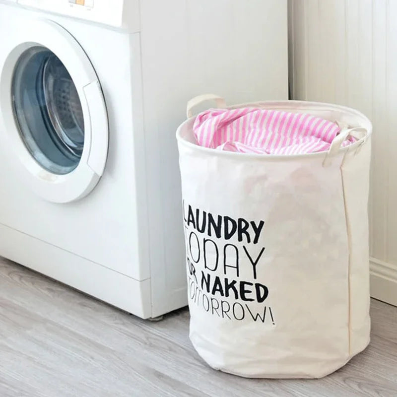 Eco-Friendly Large Foldable Laundry Basket with Handles