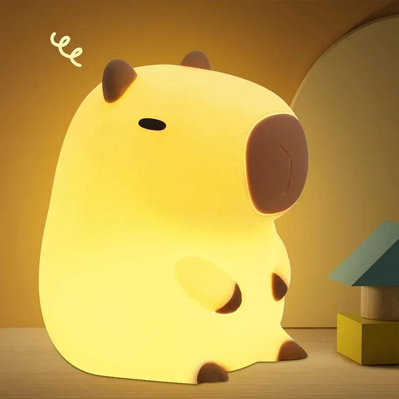 Cute Capybara LED Night Light