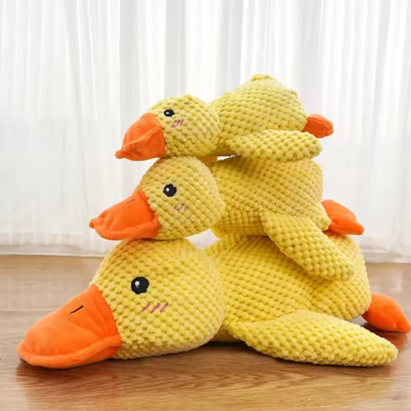 Plush Duck Squeak Toy for Dogs