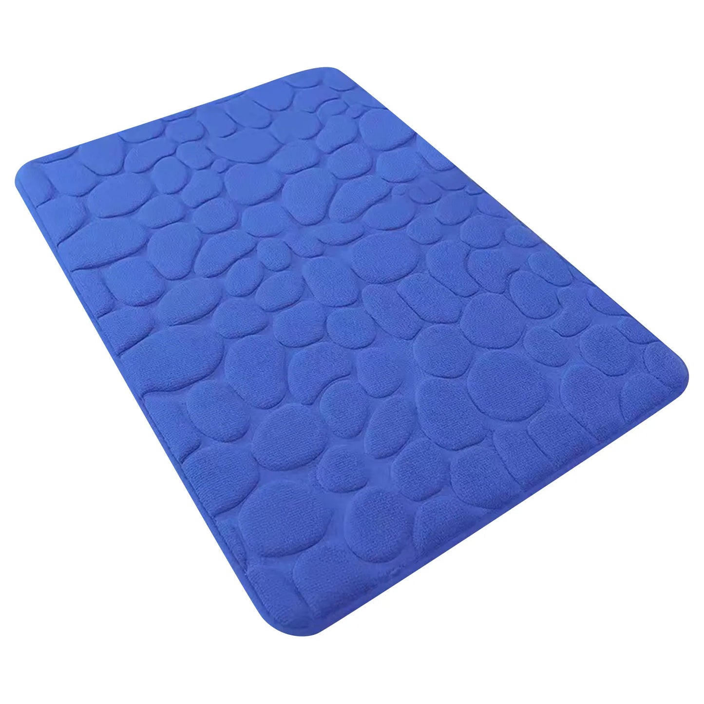 Cobblestone Embossed Bathroom Mat