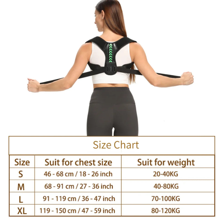 Adjustable Back & Shoulder Corrector Belt