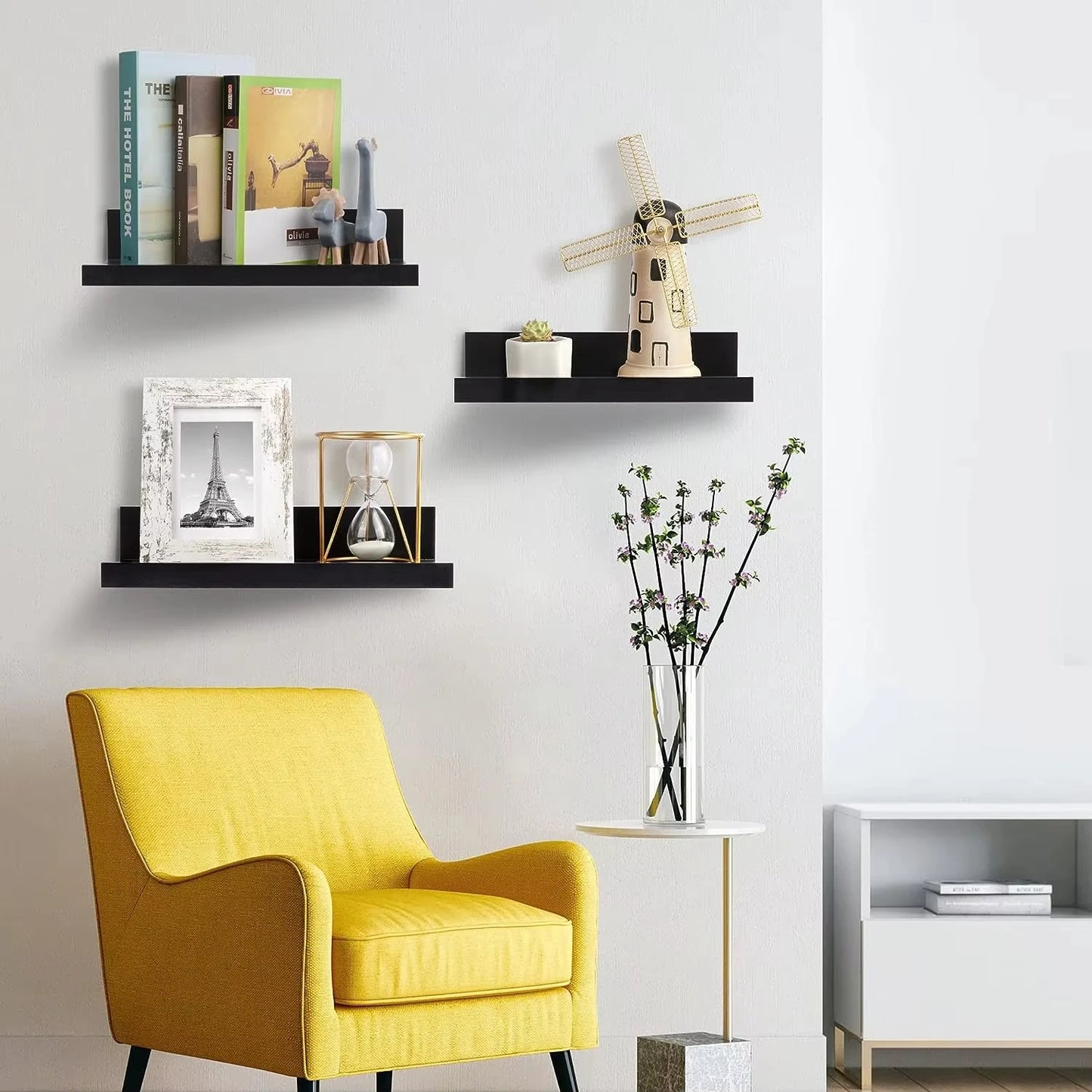 Aluminum Alloy Floating Wall Shelves
