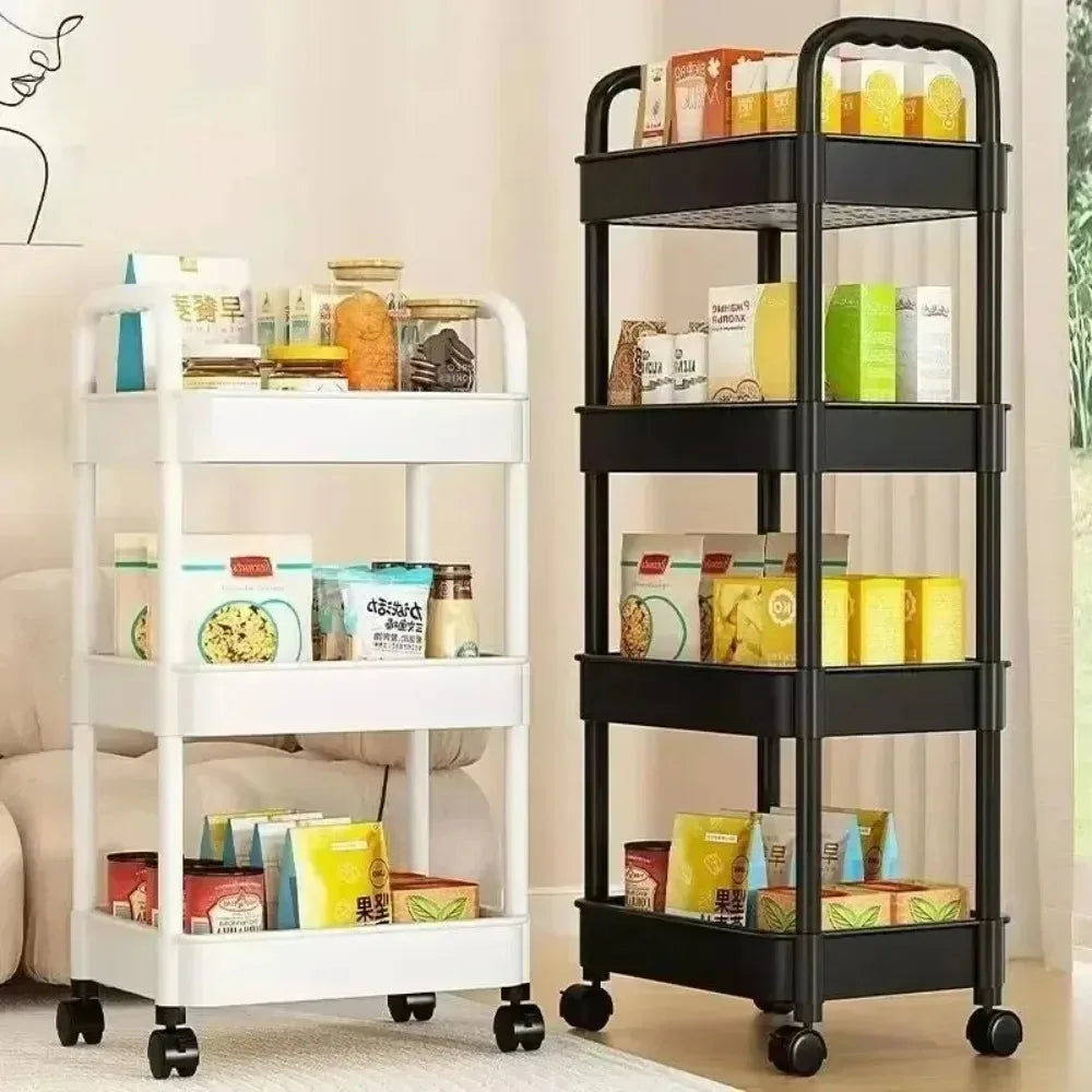 Mobile Storage Trolley – 5-Tier Organizer Cart with Wheels