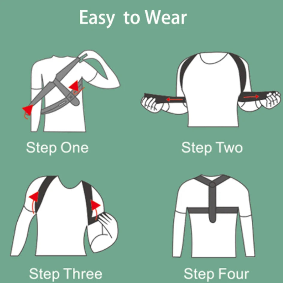 Adjustable Back & Shoulder Corrector Belt