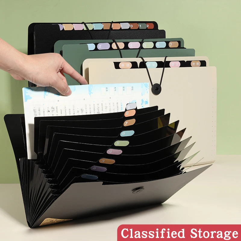 A4 Expanding File Folder