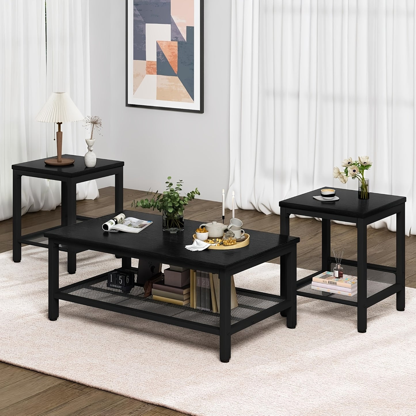 3-Piece Coffee Table Set