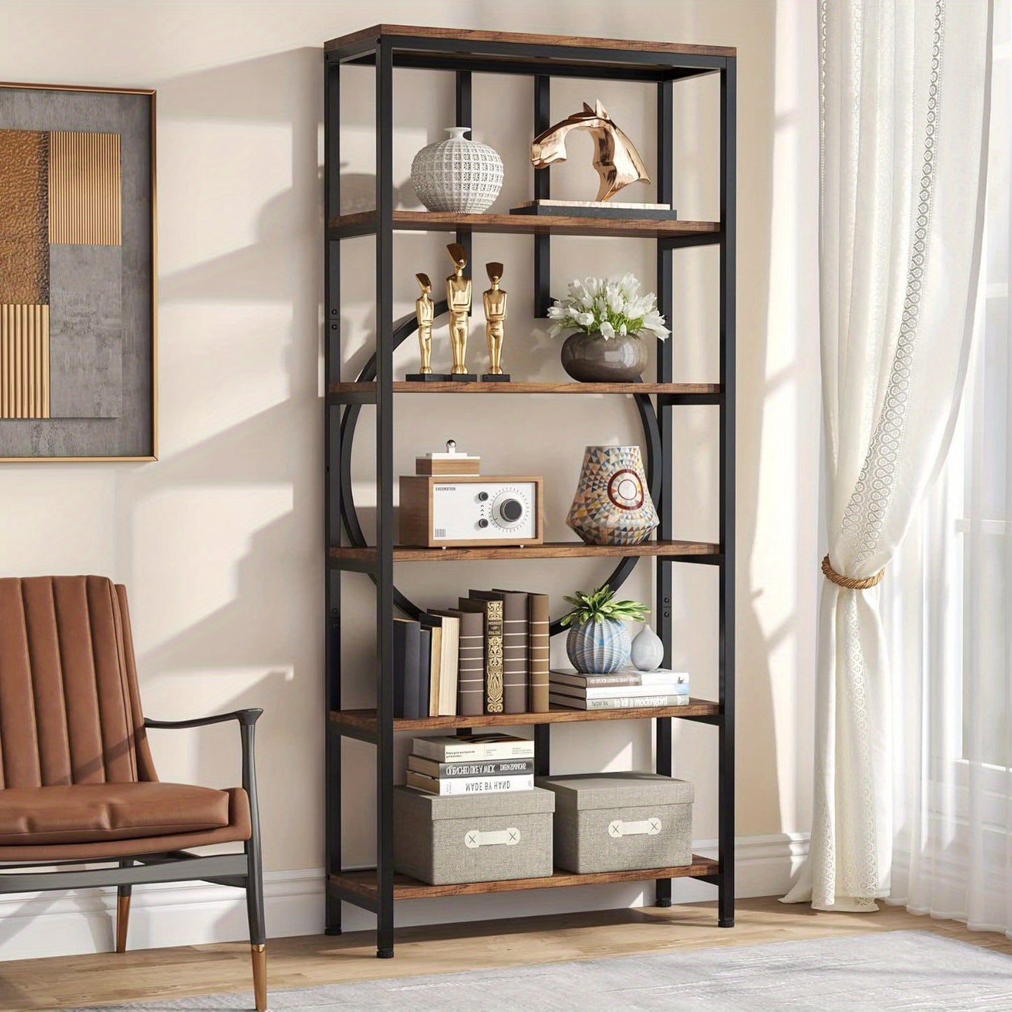 6-Tier Loft Style Storage & Display Rack