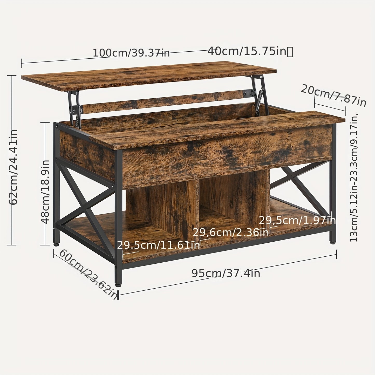 Smart Storage Lift-Top Coffee Table