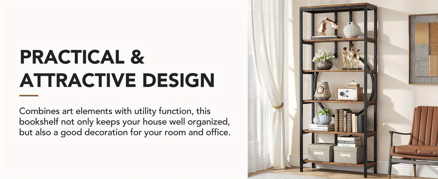 6-Tier Loft Style Storage & Display Rack