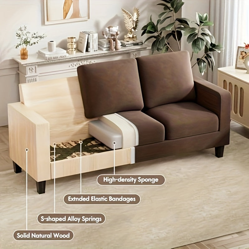 Modern L-Shaped Sectional Sofa with Reversible Chaise