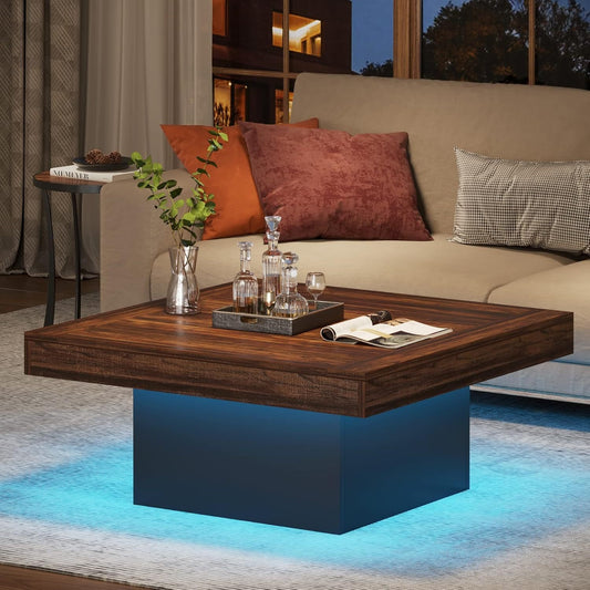 LED Square Coffee Table