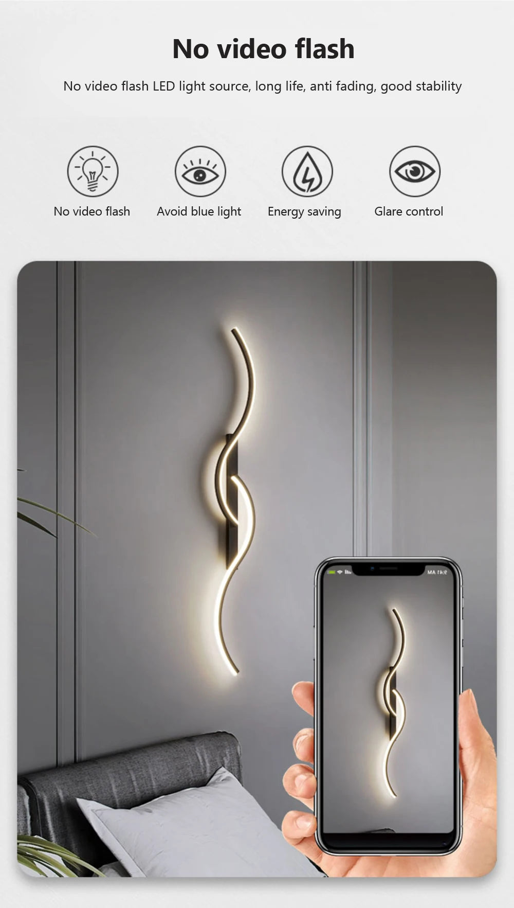 Modern Wall-Mounted LED Light