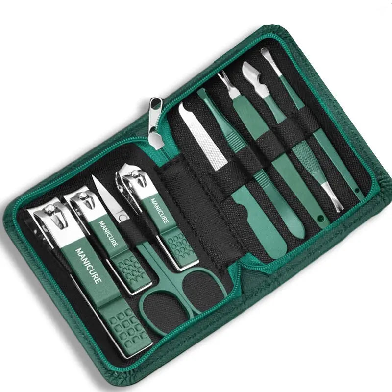 Deluxe Manicure & Pedicure Set With Travel Case