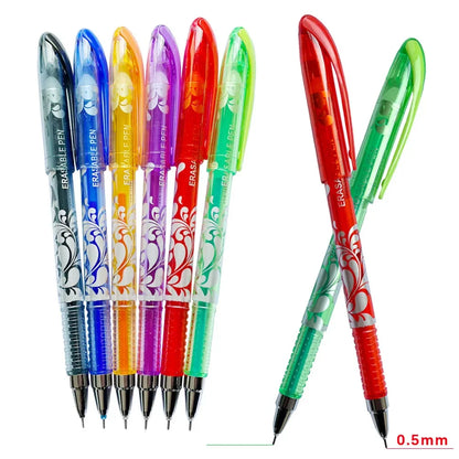 MagicWrite™ Erasable Gel Pen Set – 16-Piece Multicolor Creativity Collection (0.5mm)