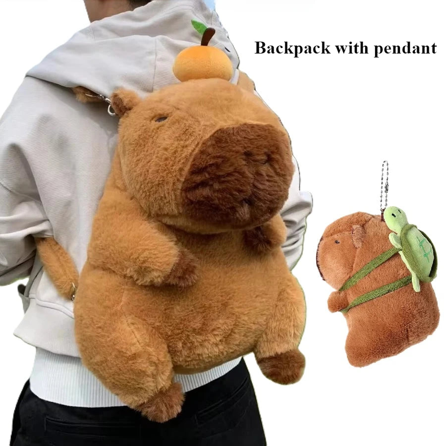 Capybara Plush Mini Backpack