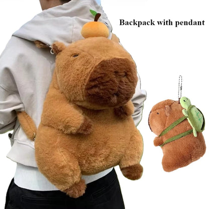 Capybara Plush Mini Backpack