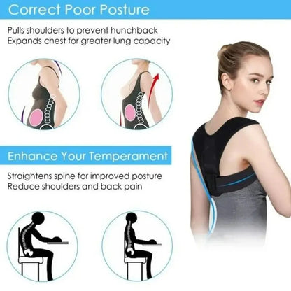 PostureAlign™ Adjustable Back Corrector Belt